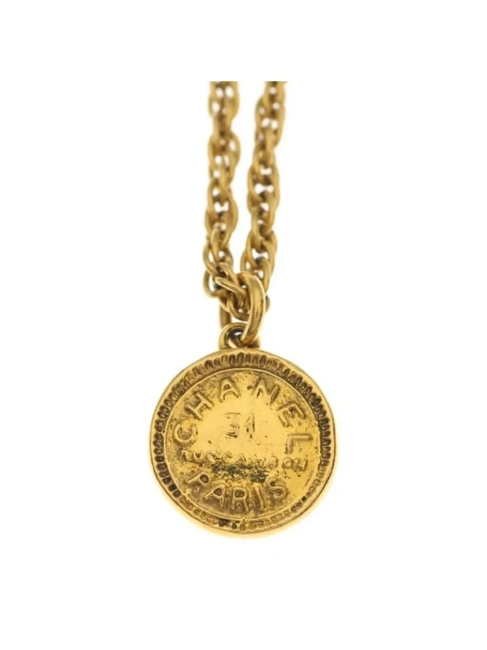 Chanel Coin Necklace Gold - Picture 3 of 6
